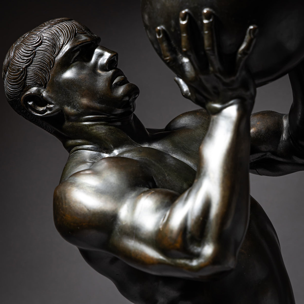 Franz von Stuck (1863–1928), Athlet, Gießerei C. Leyrer, München, Entwurf 1892, Guss vor 1911