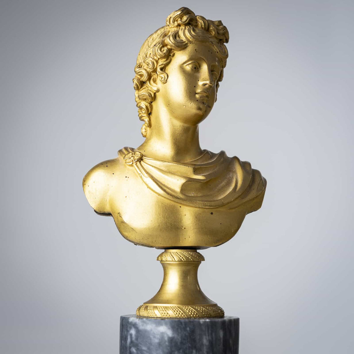 Grand Tour Bust of Apollo Belvedere, Italy 19th Century
