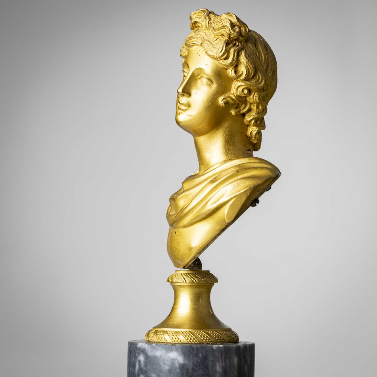 Grand Tour Bust of Apollo Belvedere, Italy 19th Century