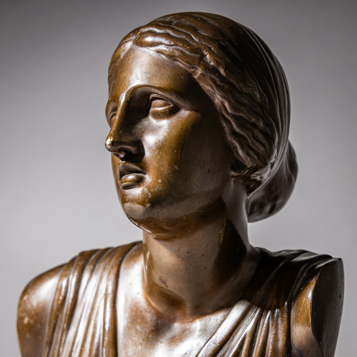 Pair of Busts of Niobe and a Niobid by Ferdinand Barbedienne (1810–1892), France, Late 19th Century