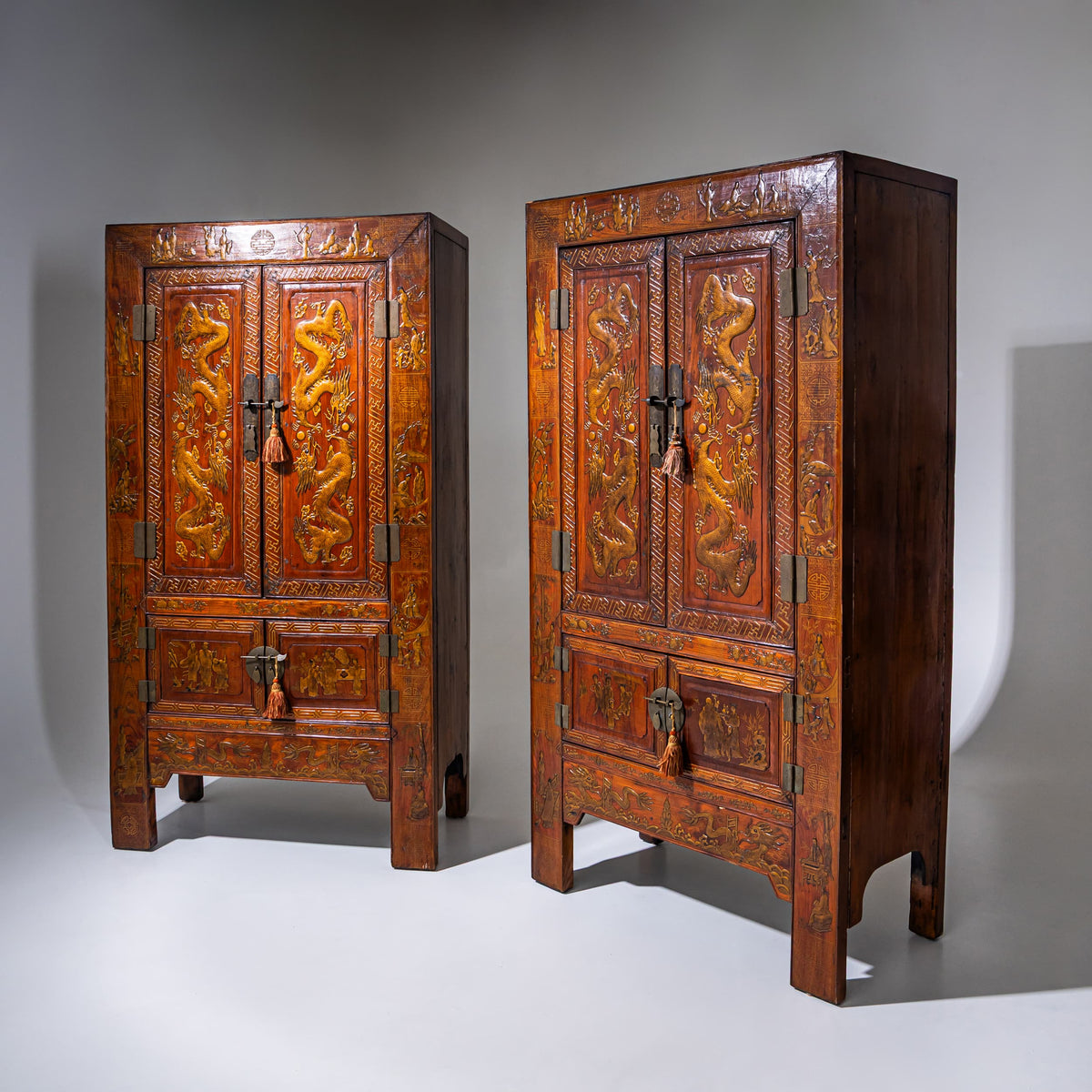 Pair of Chinese Cabinets, Late 20th Century