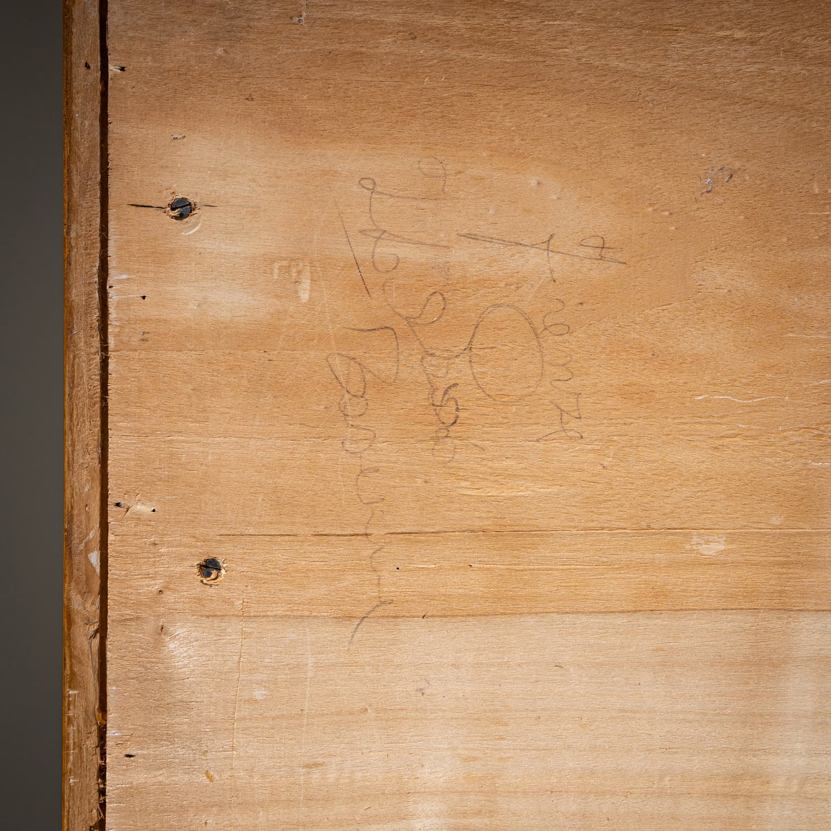 Credenza with Ceramic Handles, Italy, Mid-20th Century