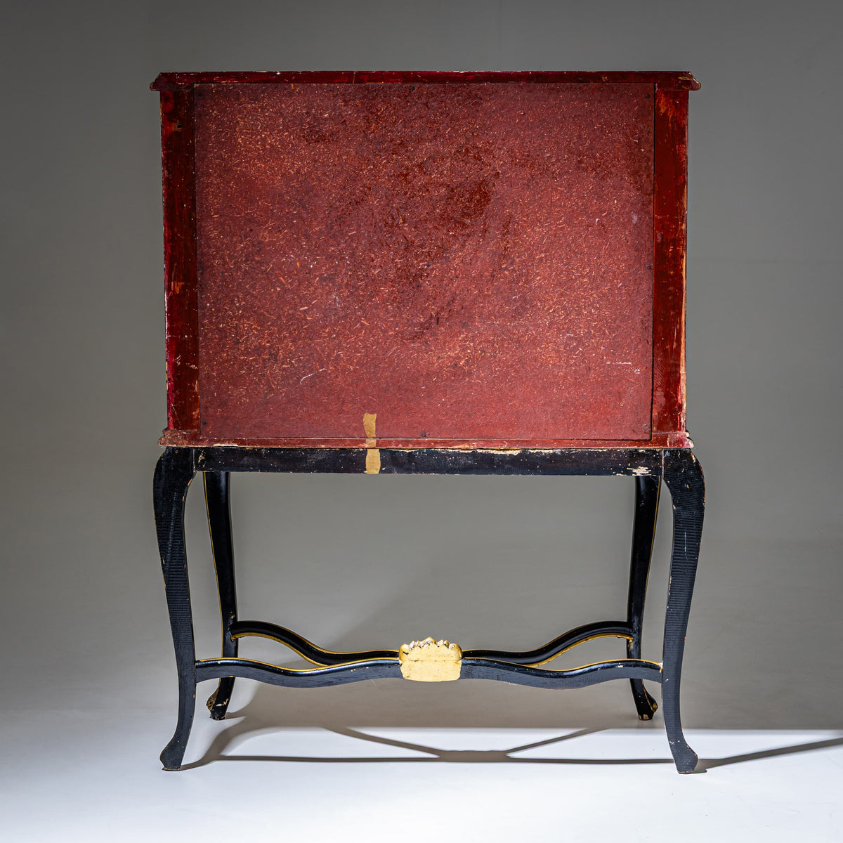 Chinoiserie Bar Cabinet in the Baroque Style, Italy, Mid-20th Century