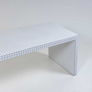 White Desk 'Quaderna 2830' by Zanotta, Italy 1970s