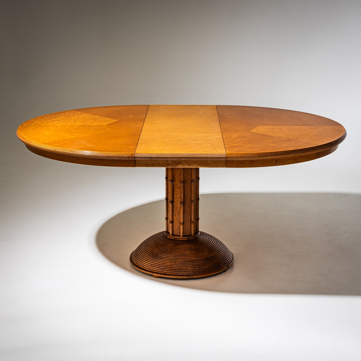 Faux Bamboo Dining Group, possibly France, Mid-20th Century