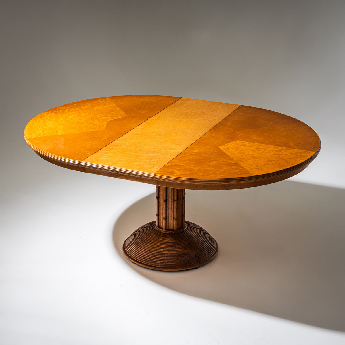 Faux Bamboo Dining Group, possibly France, Mid-20th Century