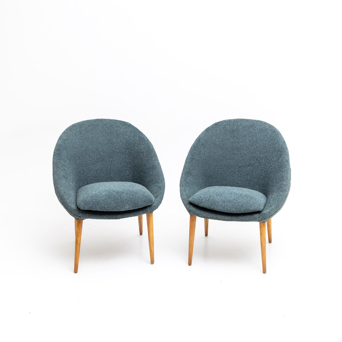 Pair of Armchairs, Italy Mid-20th Century