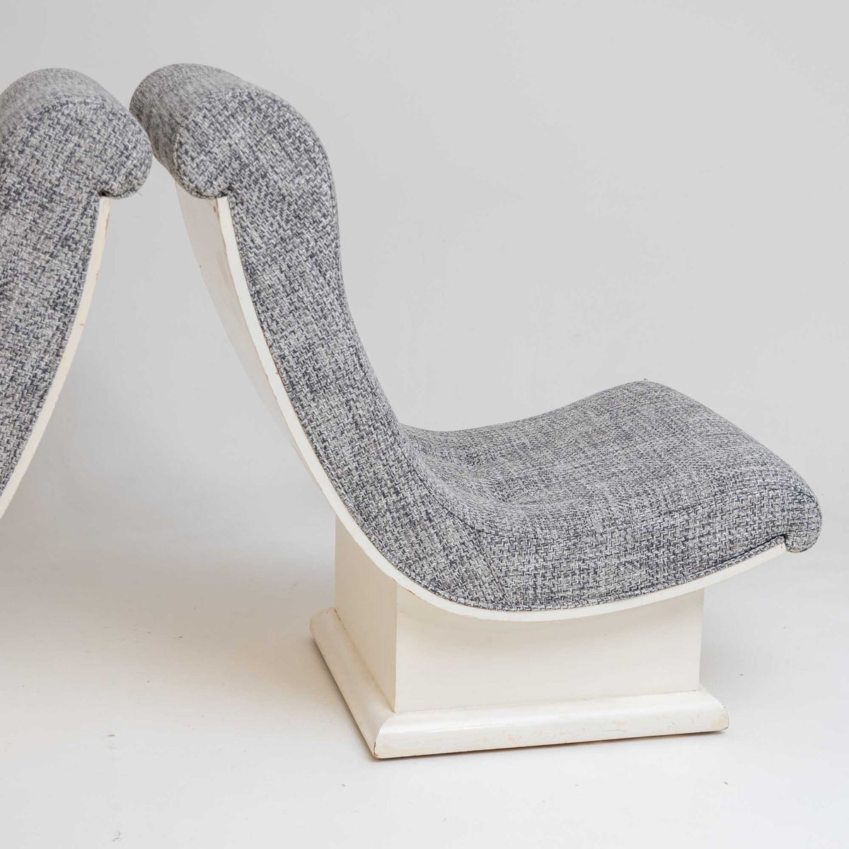 Large Lounge Chairs, Mid-20th Century