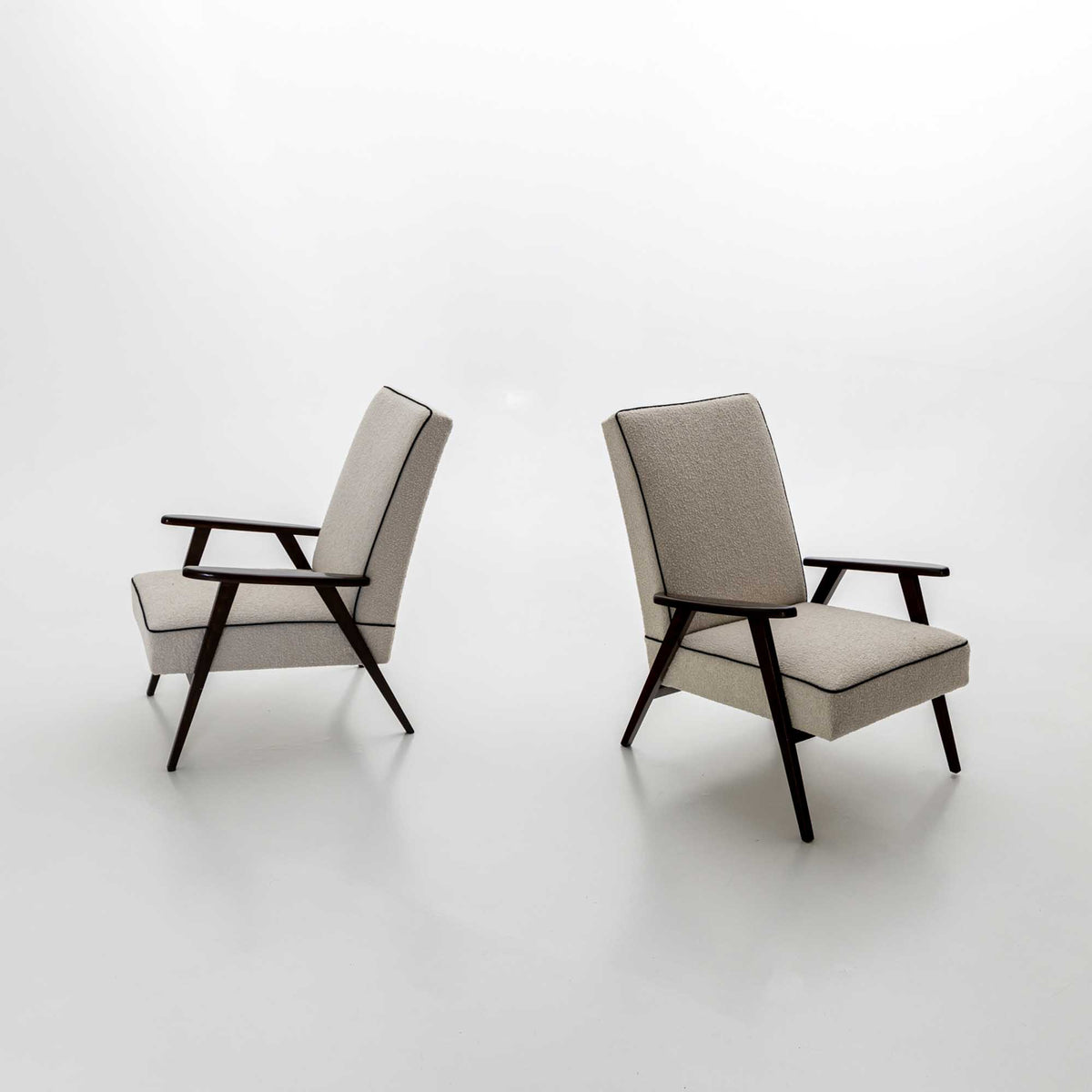 Pair of Mid-Century Design Armchairs, circa 1960