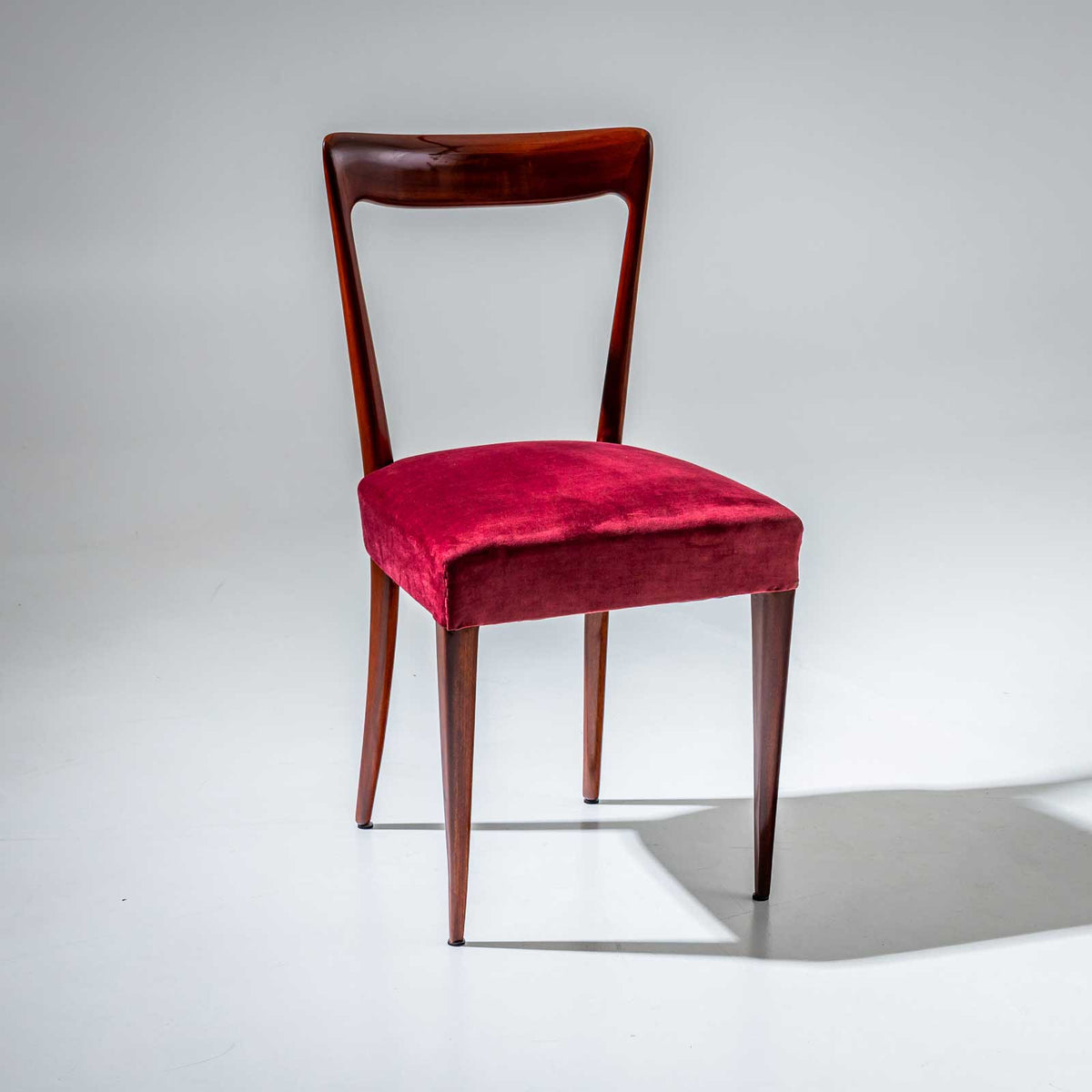 Set of six Side Chairs, Italy 1940s