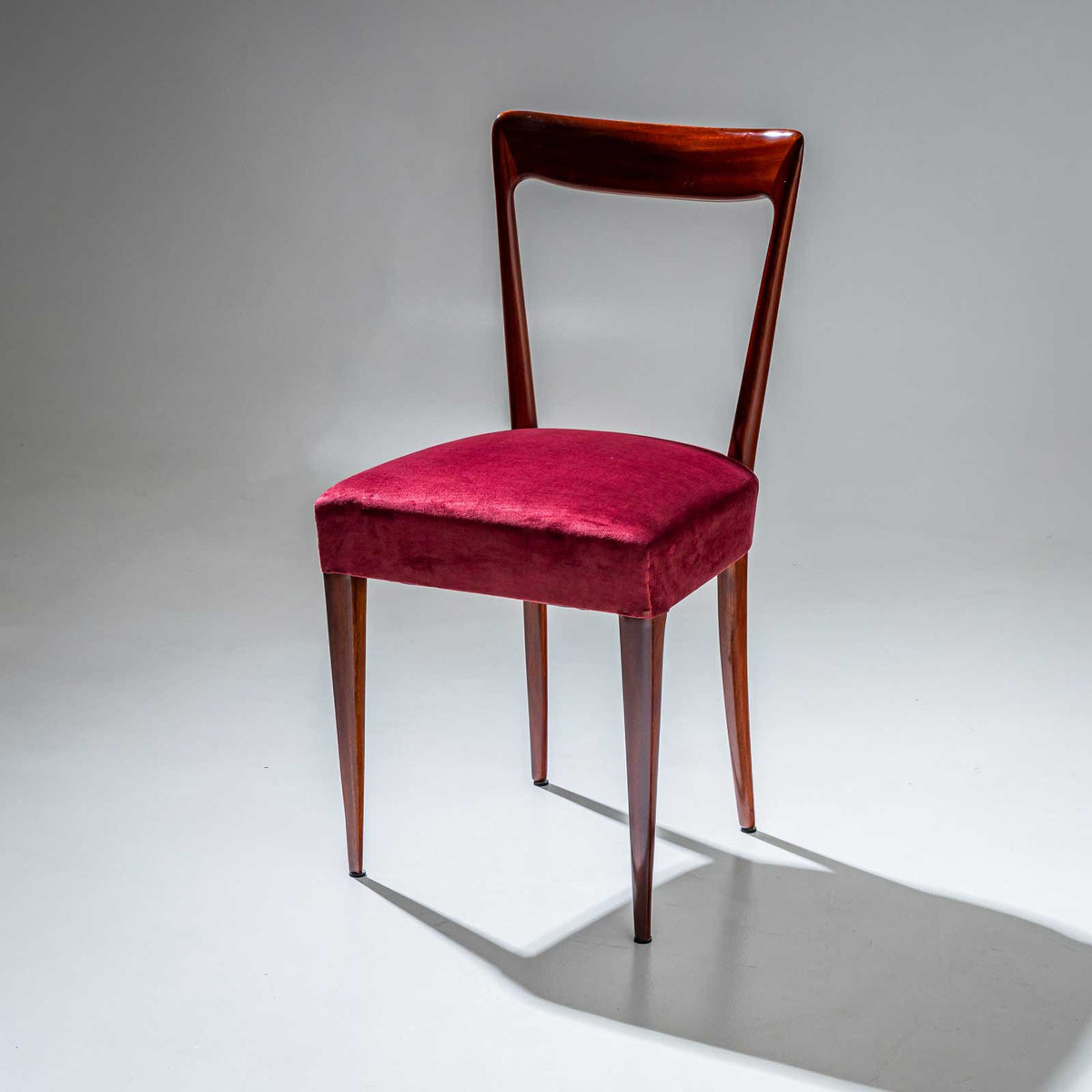 Set of six Side Chairs, Italy 1940s