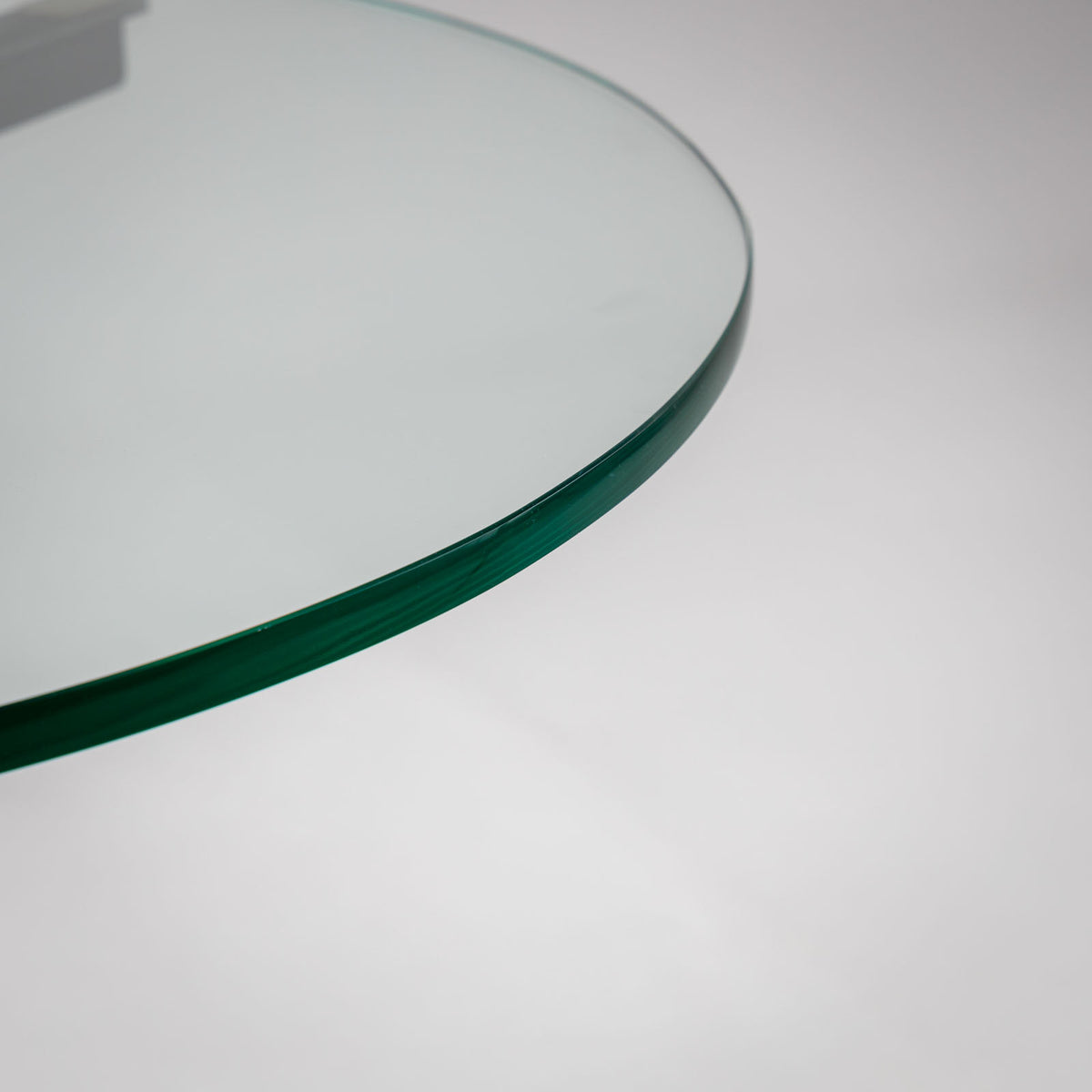 Iron and Glass Side Tables, 20th Century