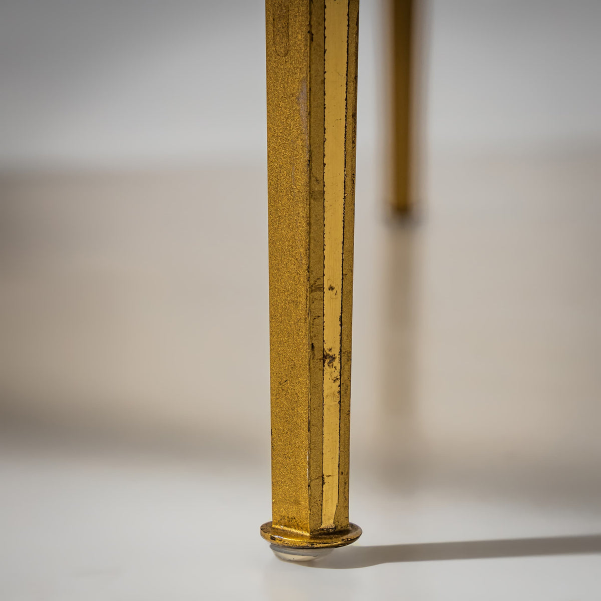 Round Coffee Table in Brass and Smoked Glass, Probably Italy, Late 20th Century