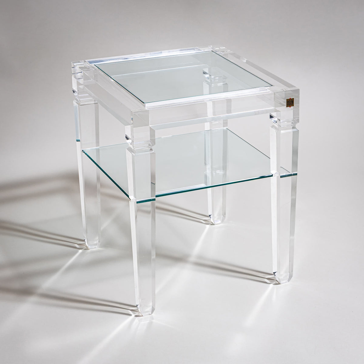 Paar Beistelltische aus Plexiglas von Fabianart, Rom / Italien, Ende 20. Jahrhundert
