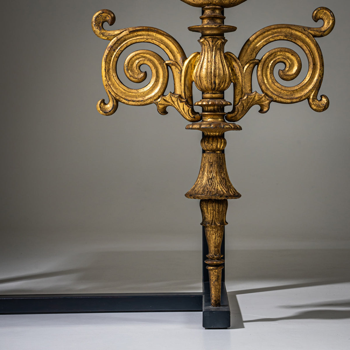 Wall Console with Neoclassical Elements, 19th / 21st Century