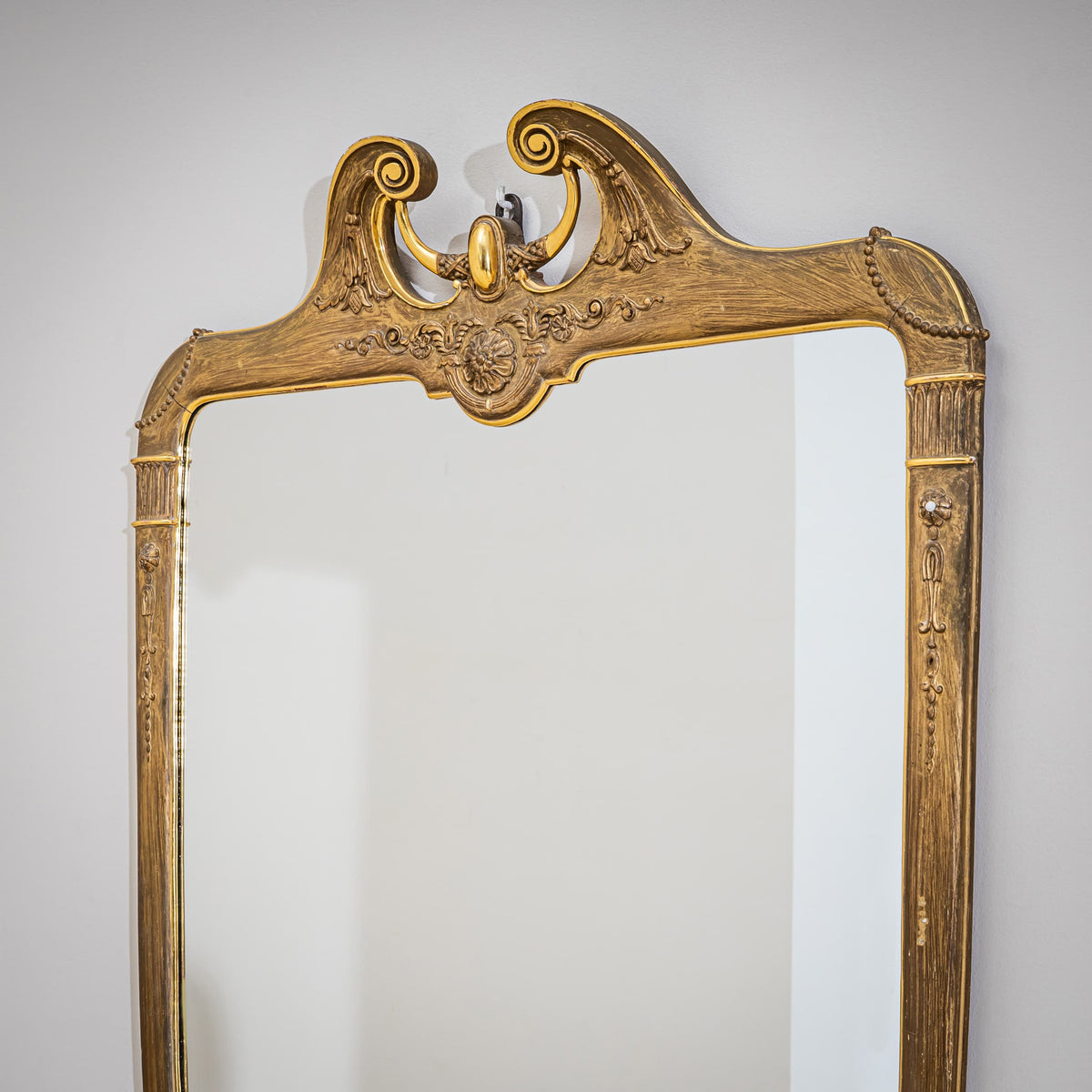 Shield-Shaped Wall Mirror, Circa 1900