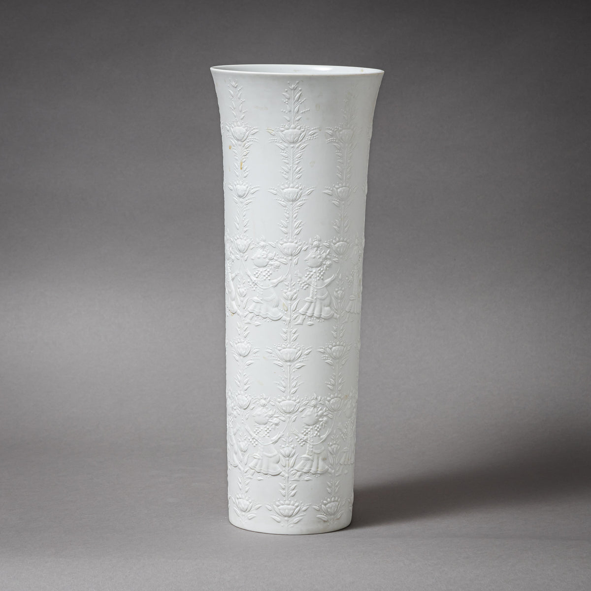 Large Bisque Porcelain Vase by Björn Wiinblad for Rosenthal, Studio Line, Mid-20th Century
