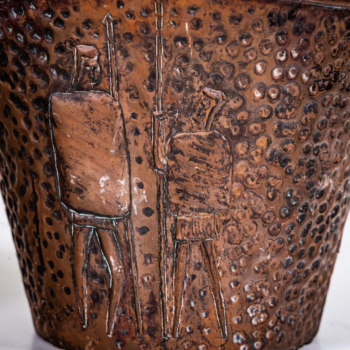 Copper Plant Pots, Italy Mid-20th Century