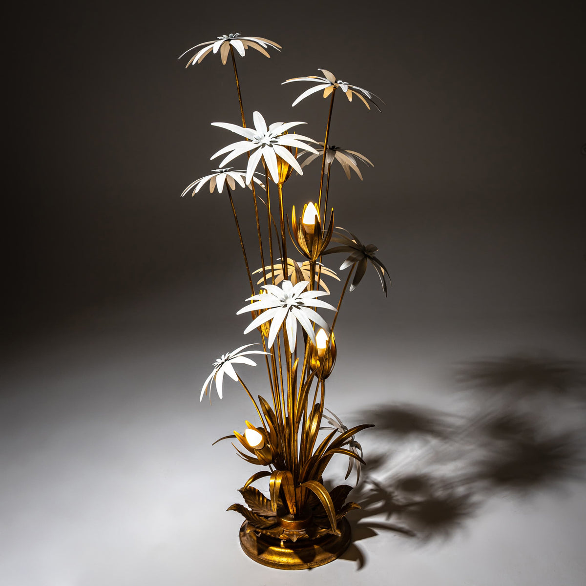 Stehlampe von Hans Kögl Manufaktur, Deutschland, Ende 20. Jahrhundert
