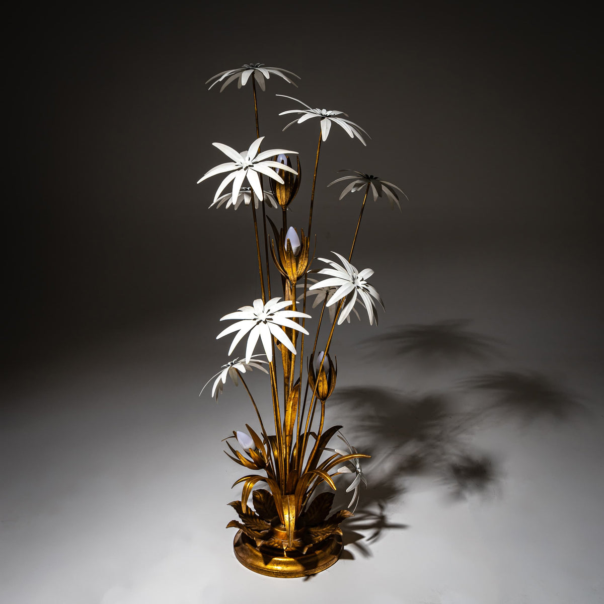 Stehlampe von Hans Kögl Manufaktur, Deutschland, Ende 20. Jahrhundert