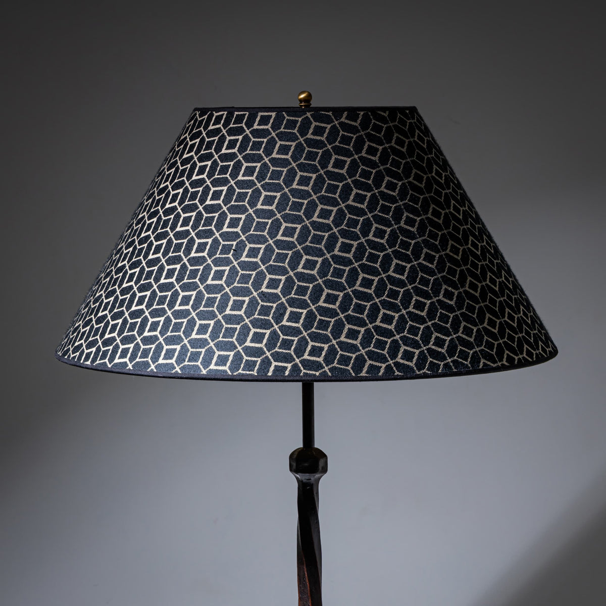 Art Deco Floor Lamp with Cast Iron Base, 1930s