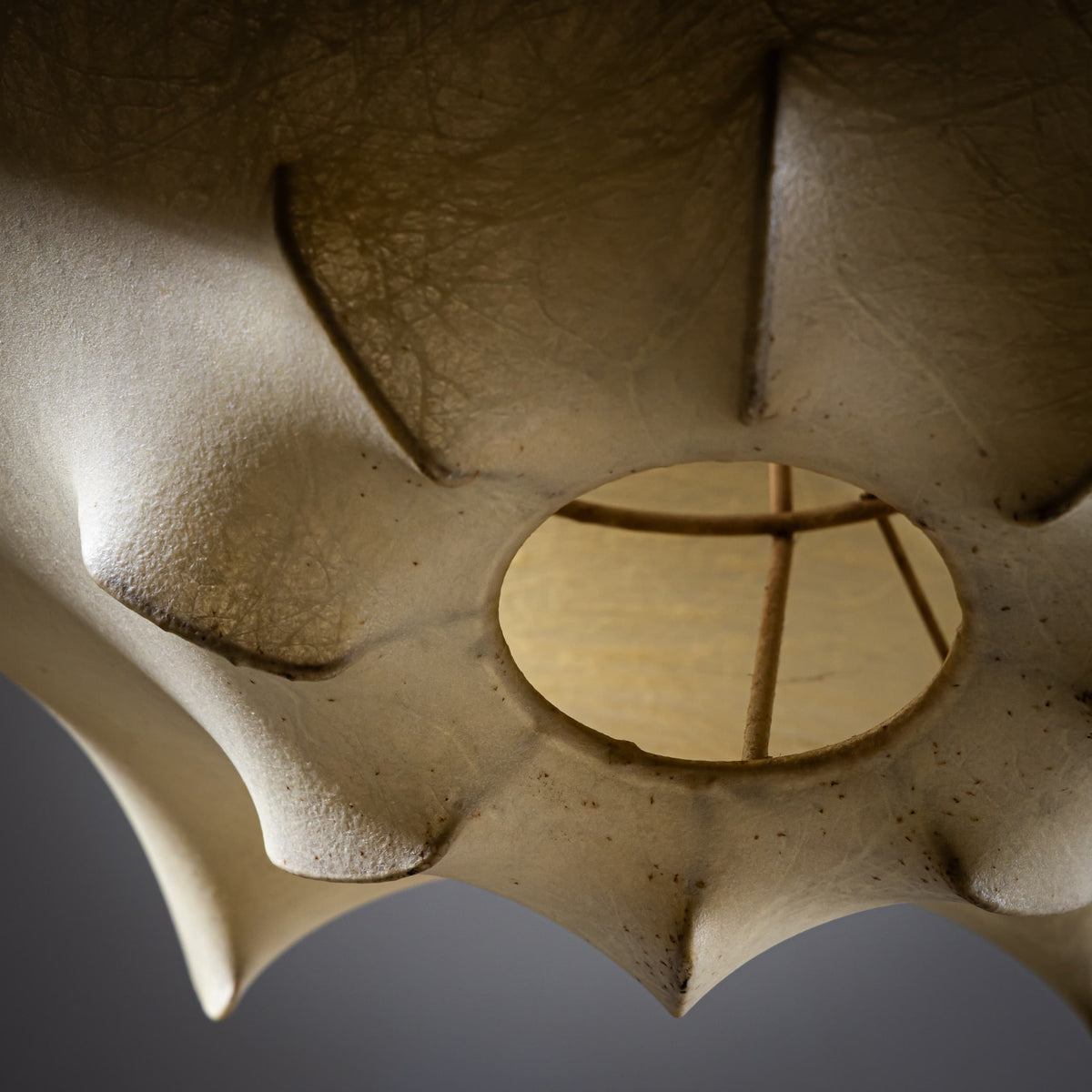 Paar Viscontea Cocoon Pendelleuchten von Achille und Pier Giacomo Castiglioni für Flos, Italien, 1960er Jahre