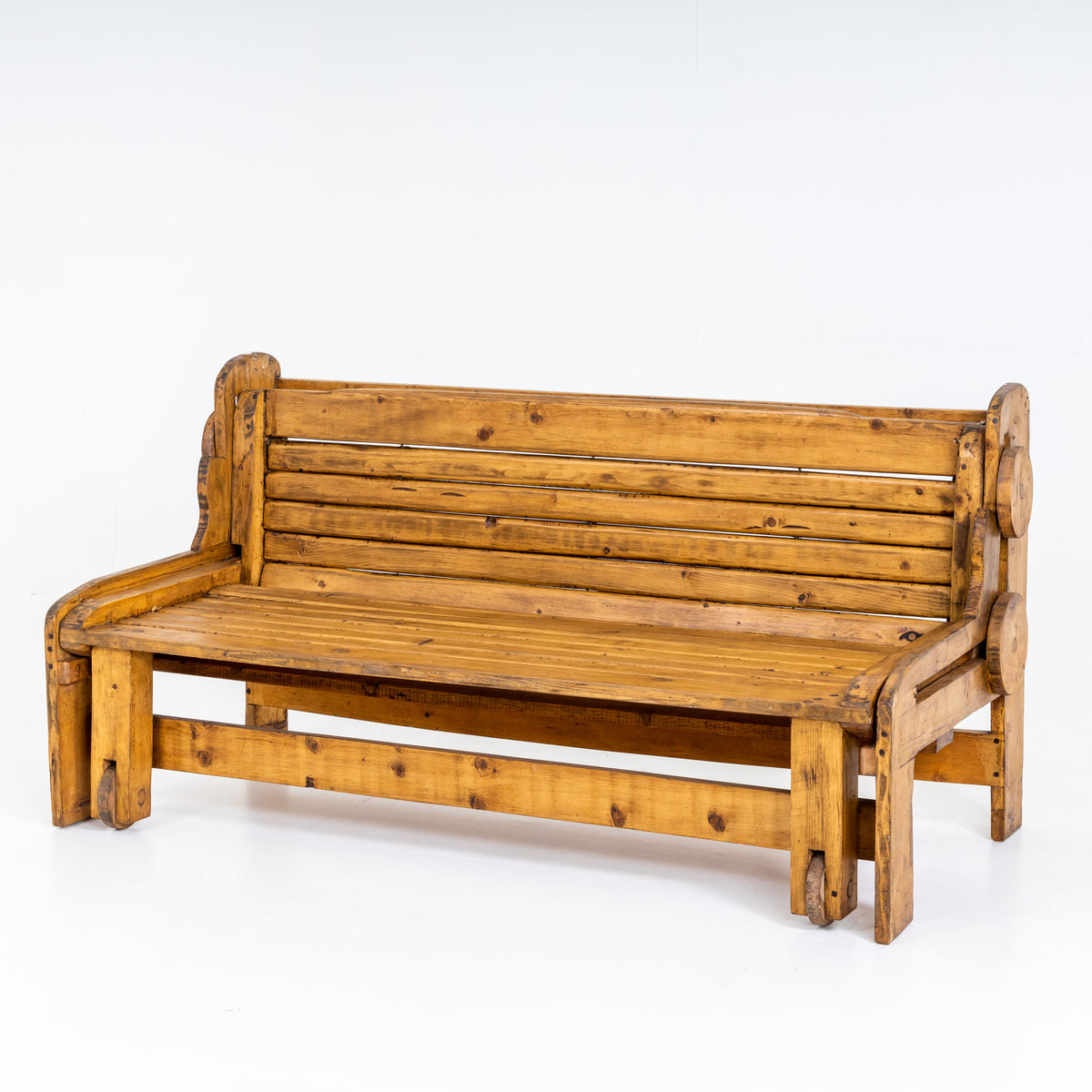 Pair of Benches, Italian Manufactory, 1960s
