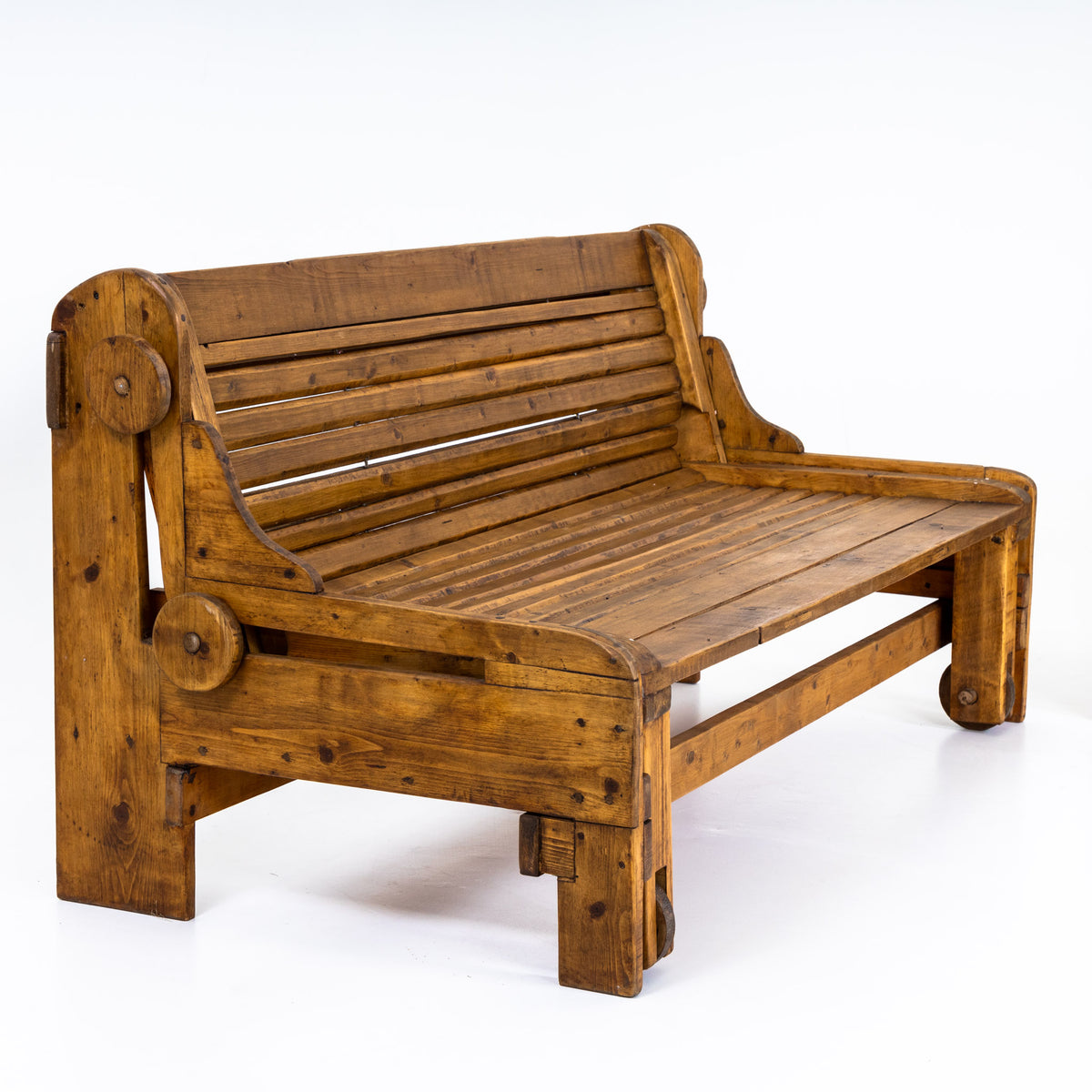 Pair of Benches, Italian Manufactory, 1960s