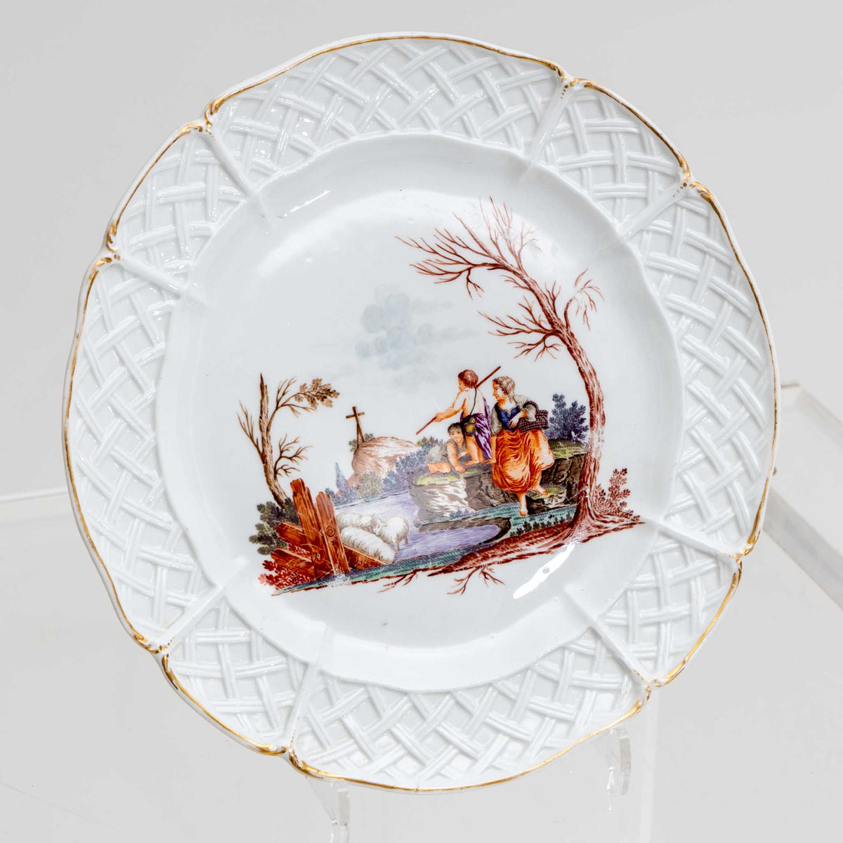Two Porcelain Plates, Nymphenburg, c. 1770-75
