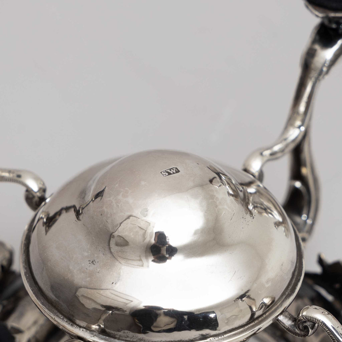 Silver Teapot with Stand, T. Heming and S. Whitford, London 1750 / 1818