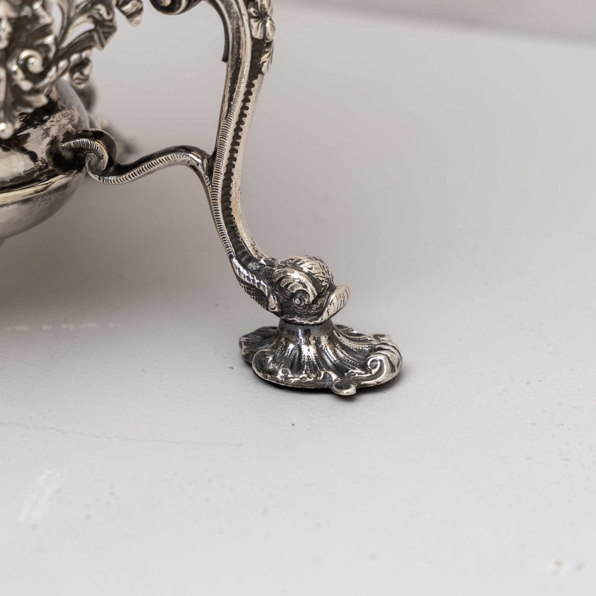 Silver Teapot with Stand, T. Heming and S. Whitford, London 1750 / 1818