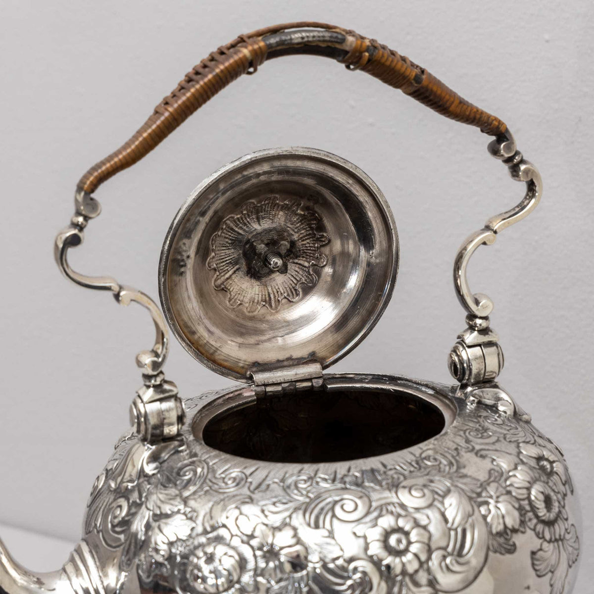 Silver Teapot with Stand, T. Heming and S. Whitford, London 1750 / 1818