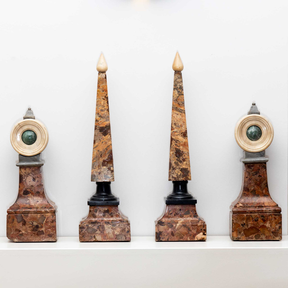 Marble obelisks, 19th century