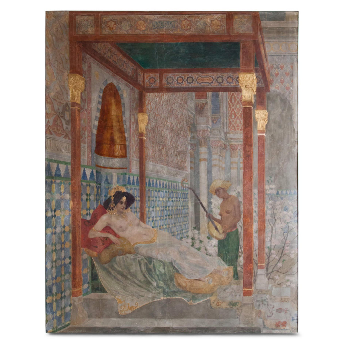 Cycle of paintings after Wieland's Oberon by Josef Engelhart, Vienna 1900 - Ehrl Fine Art & Antiques