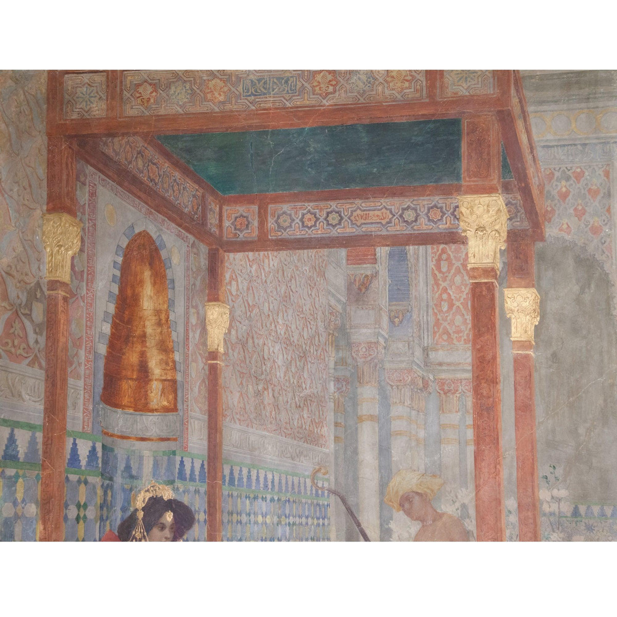 Cycle of paintings after Wieland's Oberon by Josef Engelhart, Vienna 1900 - Ehrl Fine Art & Antiques
