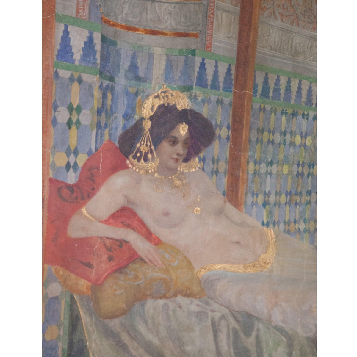 Cycle of paintings after Wieland's Oberon by Josef Engelhart, Vienna 1900 - Ehrl Fine Art & Antiques
