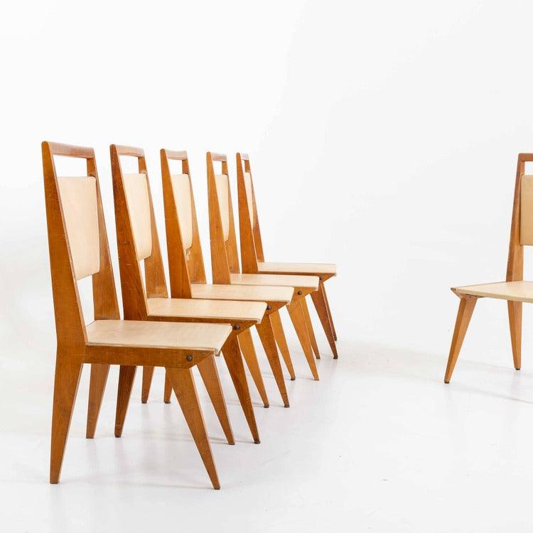 Dining Chairs, Italy Mid-20th Century - Ehrl Fine Art & Antiques