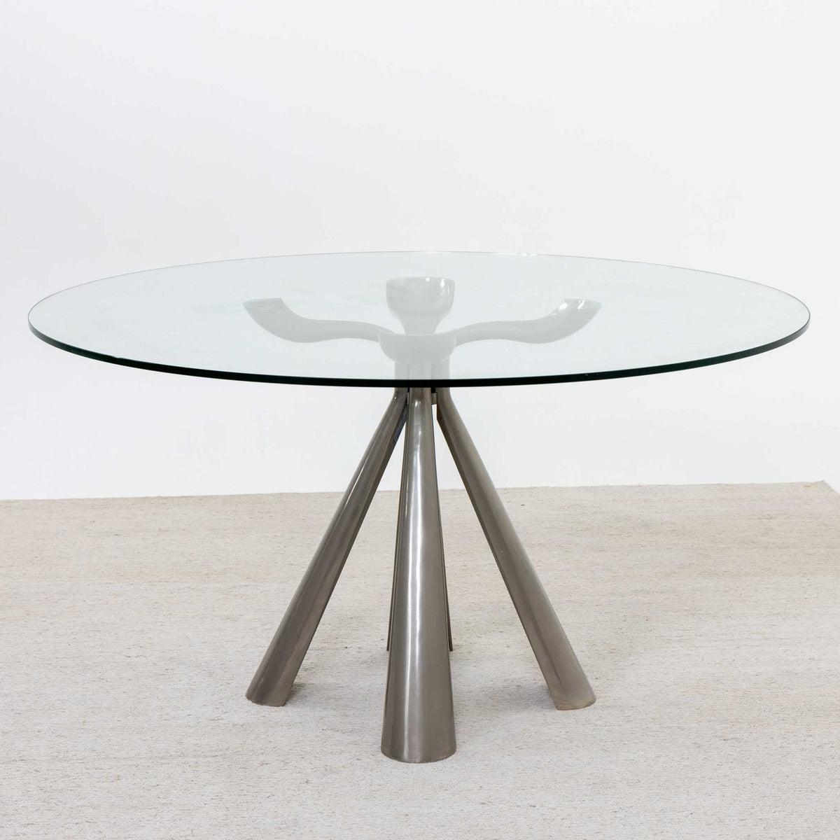 Dining Table by Vittorio Introini for Saporiti, Italy 1970s