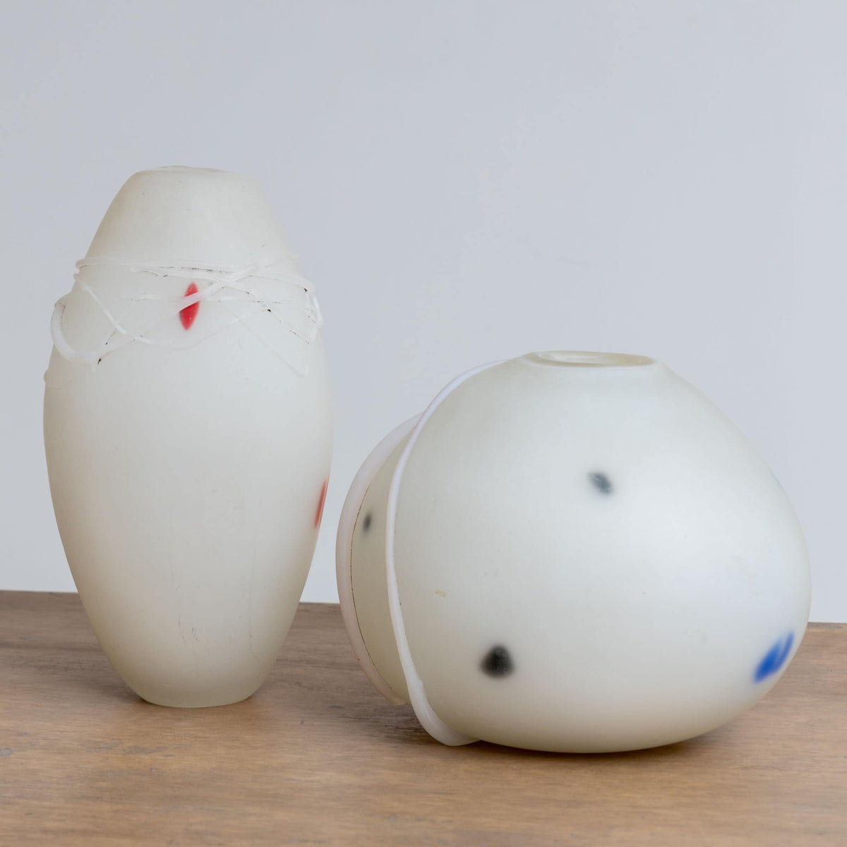 Pair of Glass Vases, 20th Century
