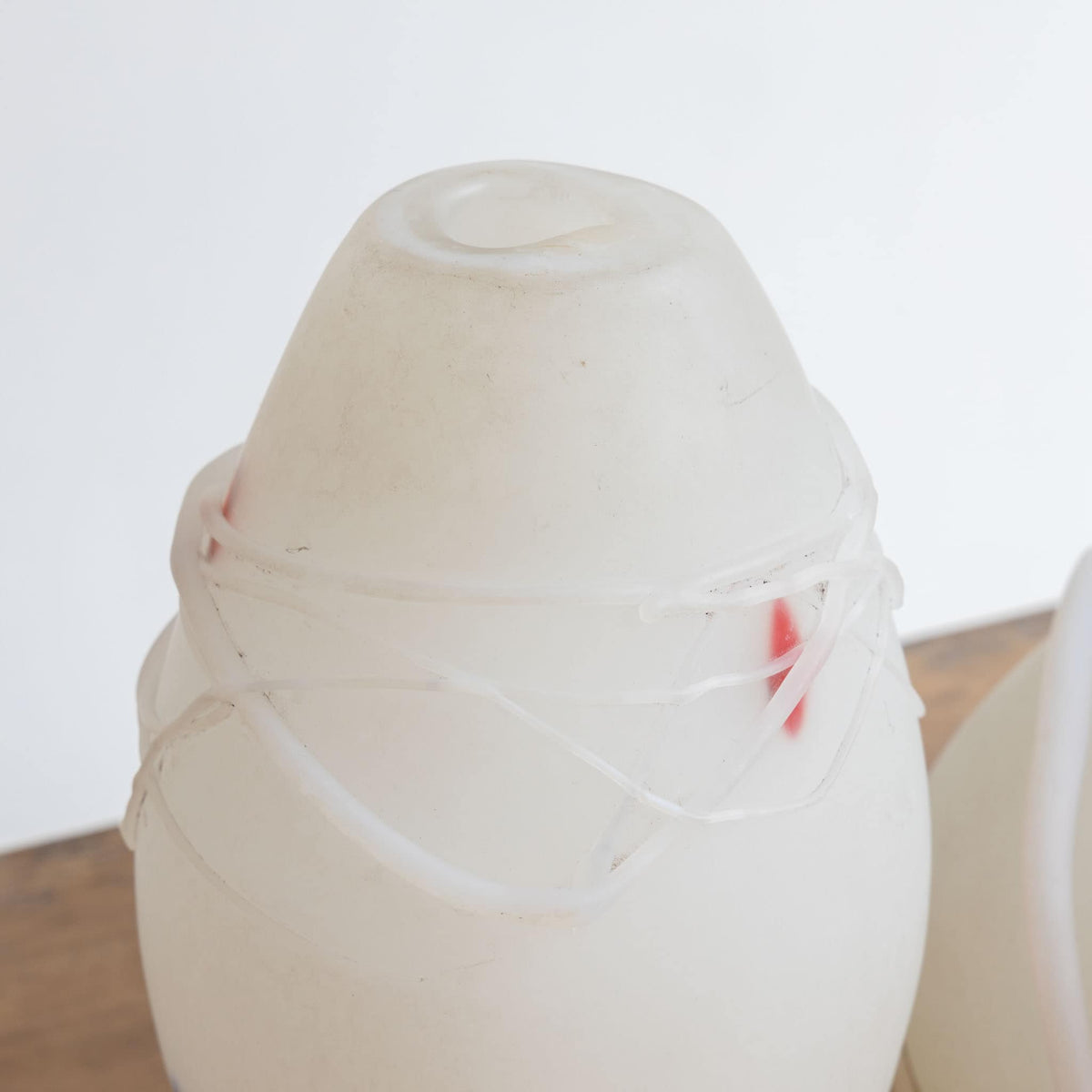 Pair of Glass Vases, 20th Century