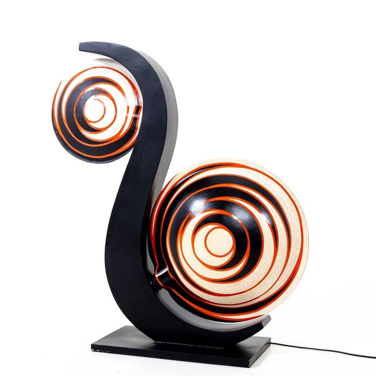 Large Table Lamp in the shape of a Snail, Italy 20th Century - Ehrl Fine Art & Antiques