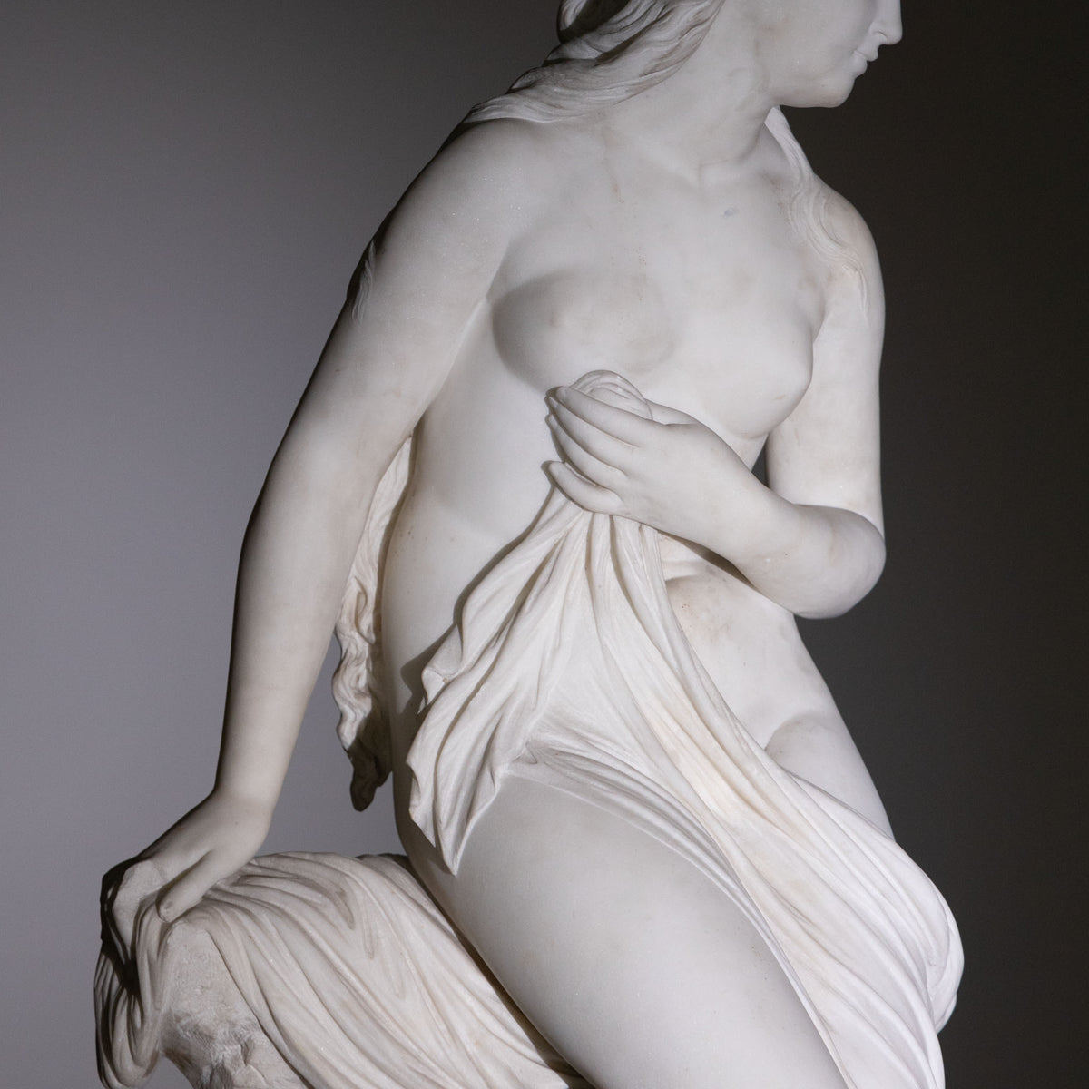 Robert Cauer d. Ä. (1831-1893) Venus with Dolphin, Rome 1874