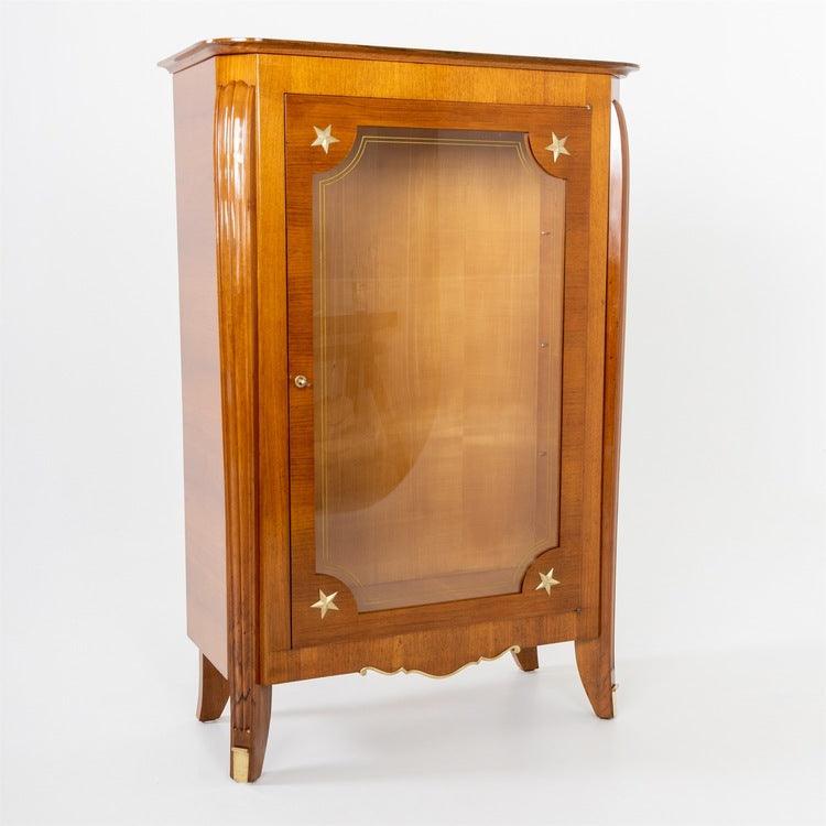 Art Deco Display Case, Jules Leleu style, France 1940s - Ehrl Fine Art & Antiques