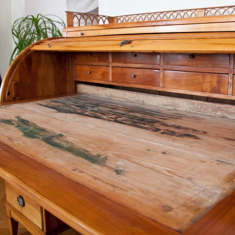 Neoclassical Roll-Top Desk, Austria c. 1800 - Ehrl Fine Art & Antiques