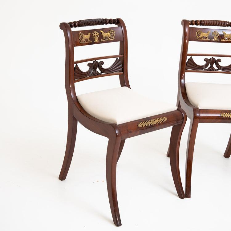 Set of Eight Dining Room Chairs and Armchairs, Northern Germany around 1830 - Ehrl Fine Art & Antiques