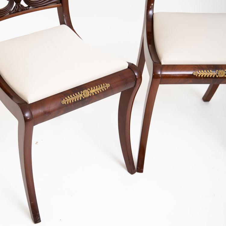 Set of Eight Dining Room Chairs and Armchairs, Northern Germany around 1830 - Ehrl Fine Art & Antiques