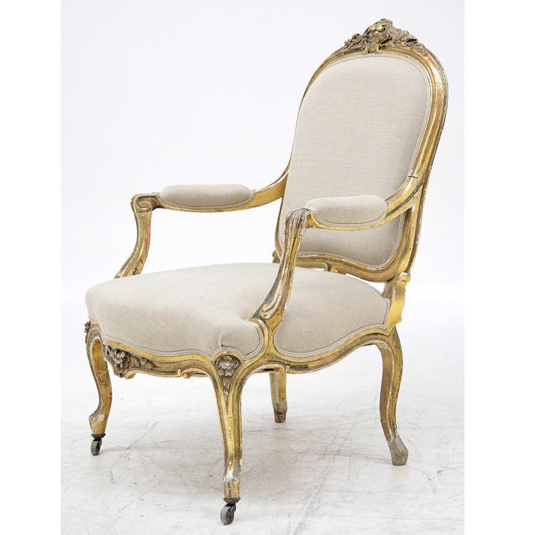 Armchair, Napoleon III, France, 2nd Half 19th Century - Ehrl Fine Art & Antiques