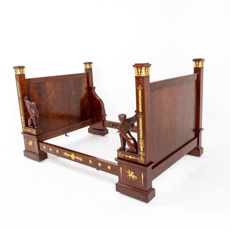Empire-Style Bed, France 19th Century - Ehrl Fine Art & Antiques