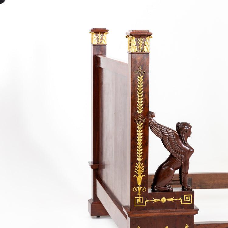 Empire-Style Bed, France 19th Century - Ehrl Fine Art & Antiques