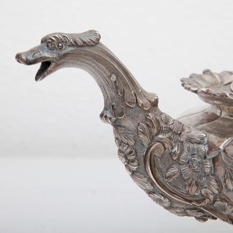 Silver Teapot by John Edward Terry, Great Britain, 1823 - Ehrl Fine Art & Antiques